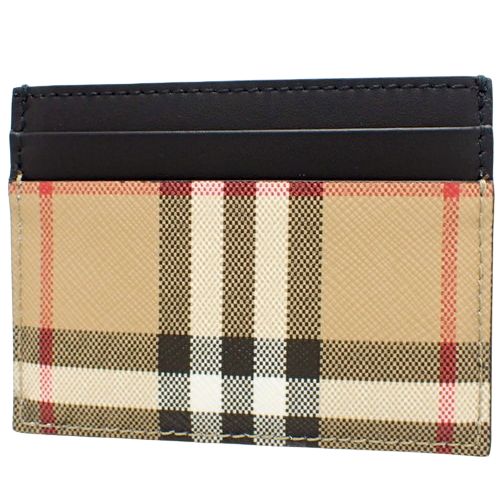 BURBERRY(バーバリー) ヴィンテージチェック＆レザー カードケース