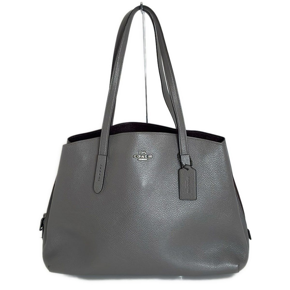 はるまき＊COACHグレー レザー バッグ 中型 楽天市場】コーチ バッグ レディース COACH ハンドバッグ 2WAY