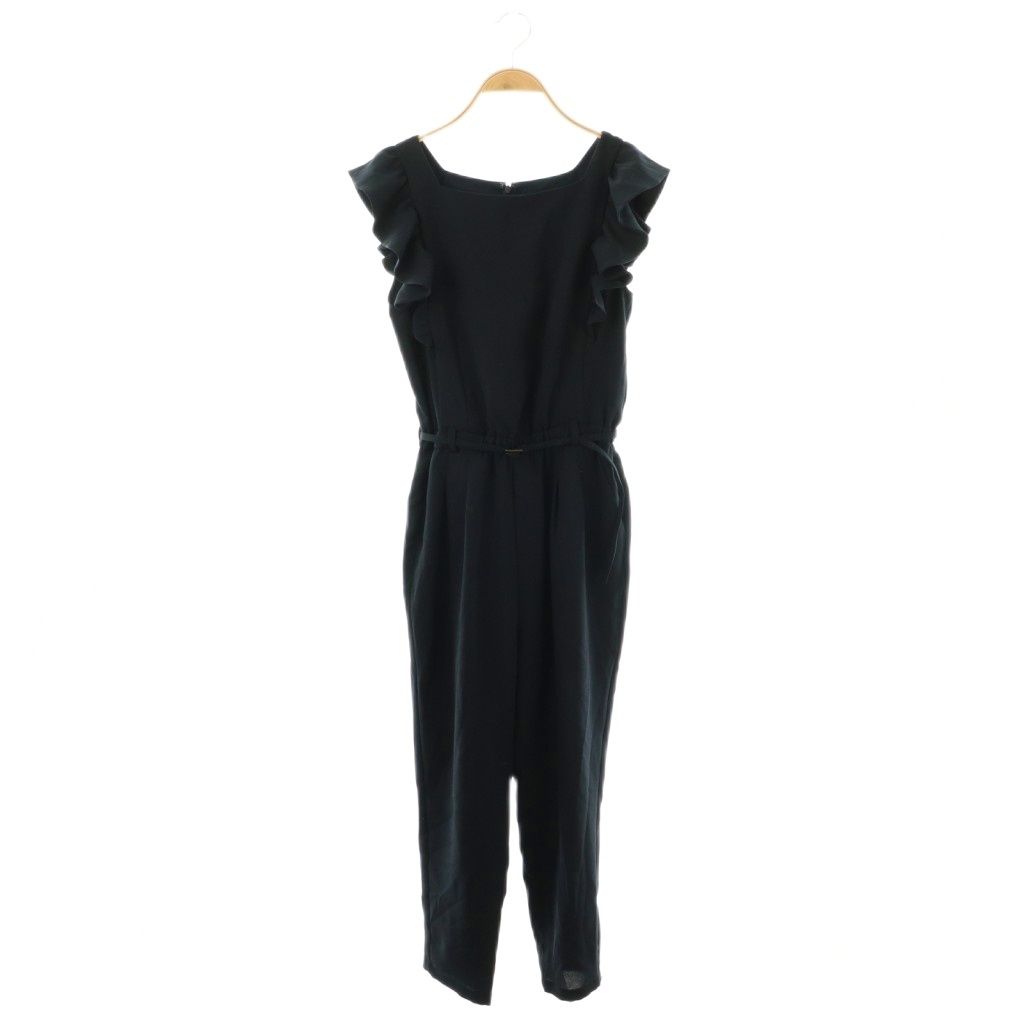 エム マーリエ ル カセット Maglie le cassetto 25SS ×吉田理紗 大人の甘辛サロペット オールインワン 7 紺 ネイビー |AT OS