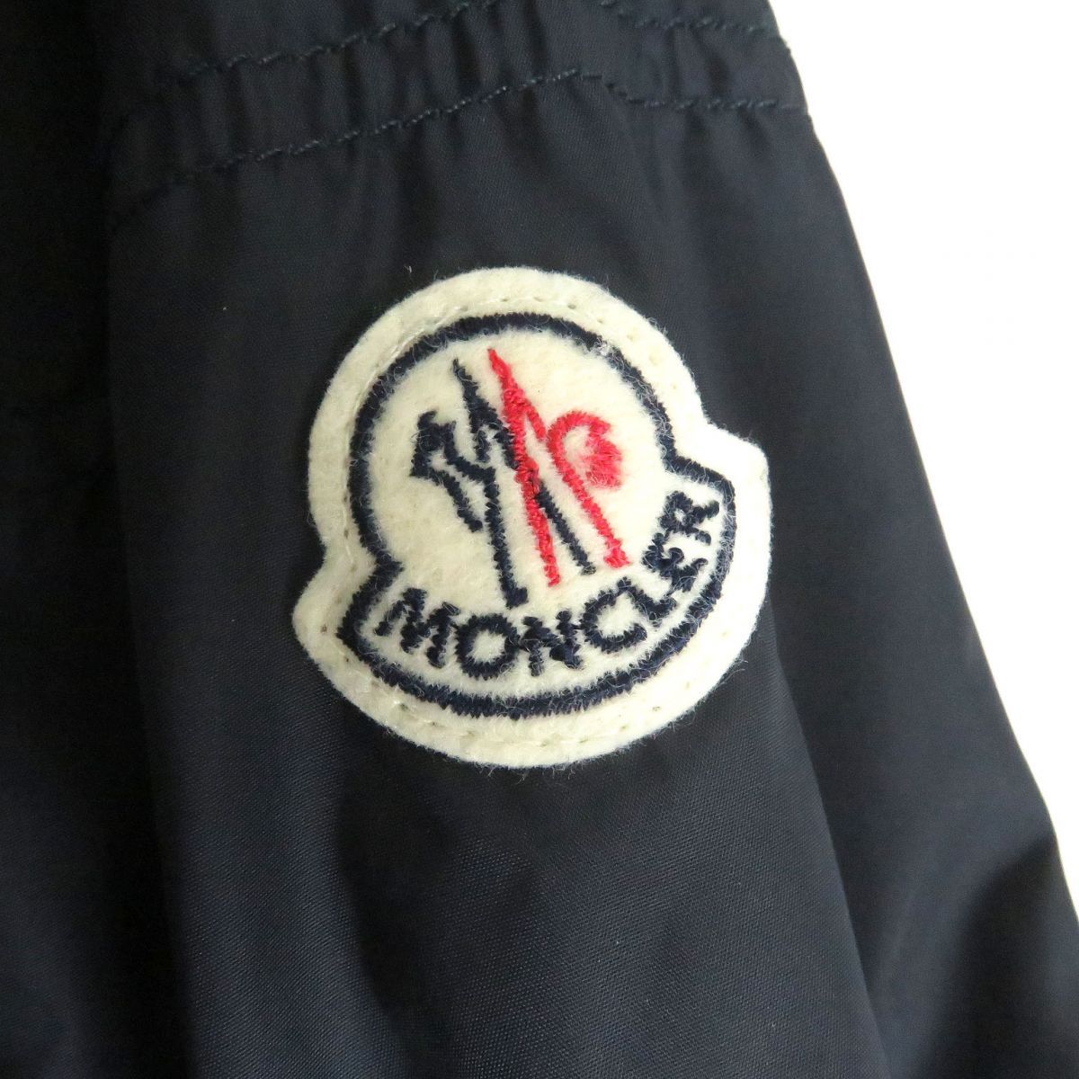 極美品□MONCLER/モンクレール MATE マテ ロゴワッペン WZIP ...