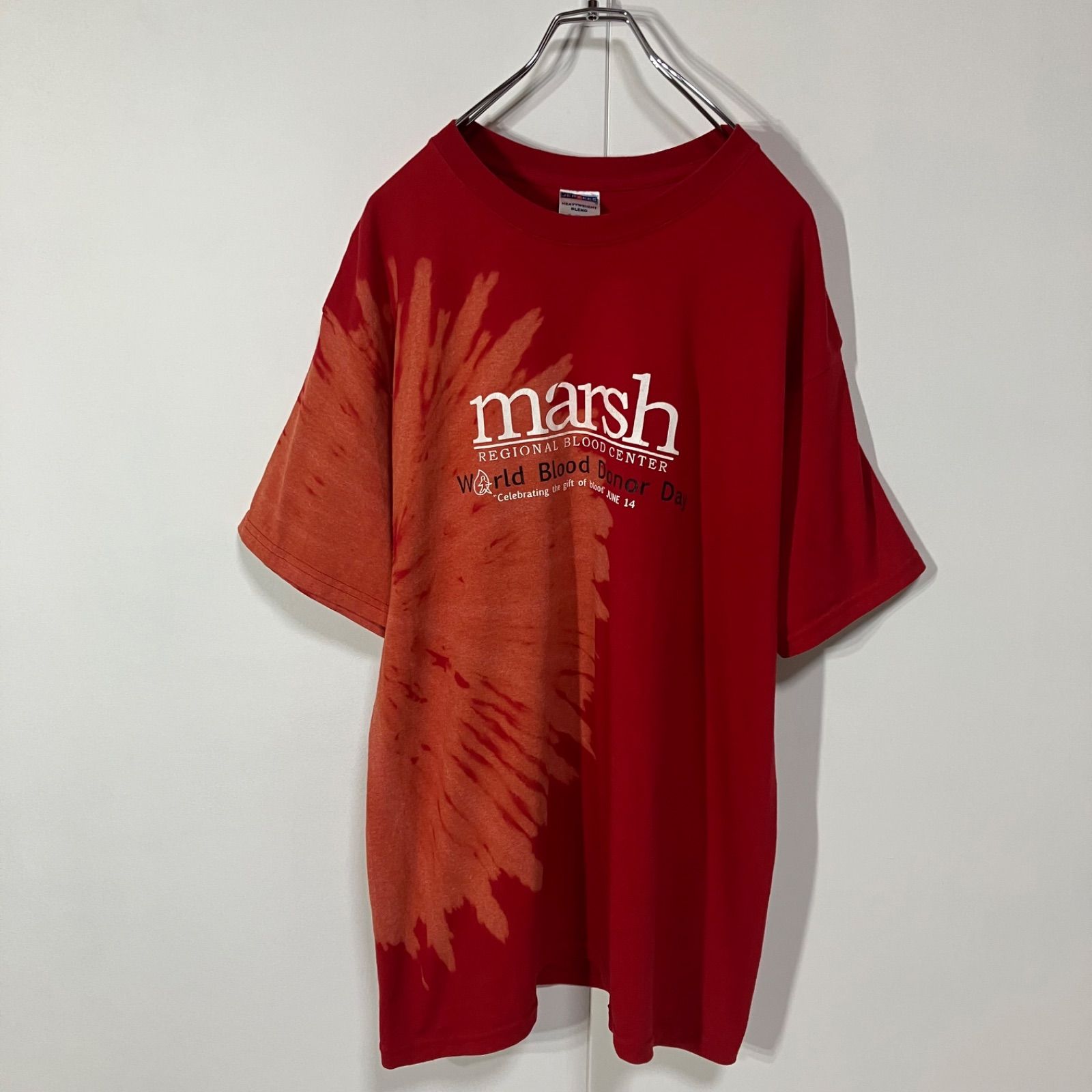 半袖Tシャツ アート 両面 プリント クルーネック 大きいサイズ 一点物 