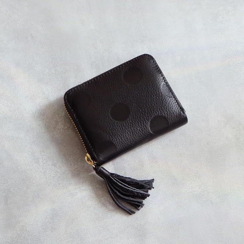 ペルケ ドット型押し ジャバラカードウォレット 08-06-03910 レディース BK 0 WWW_SMP1DAWEKUDUS_SCH_ID