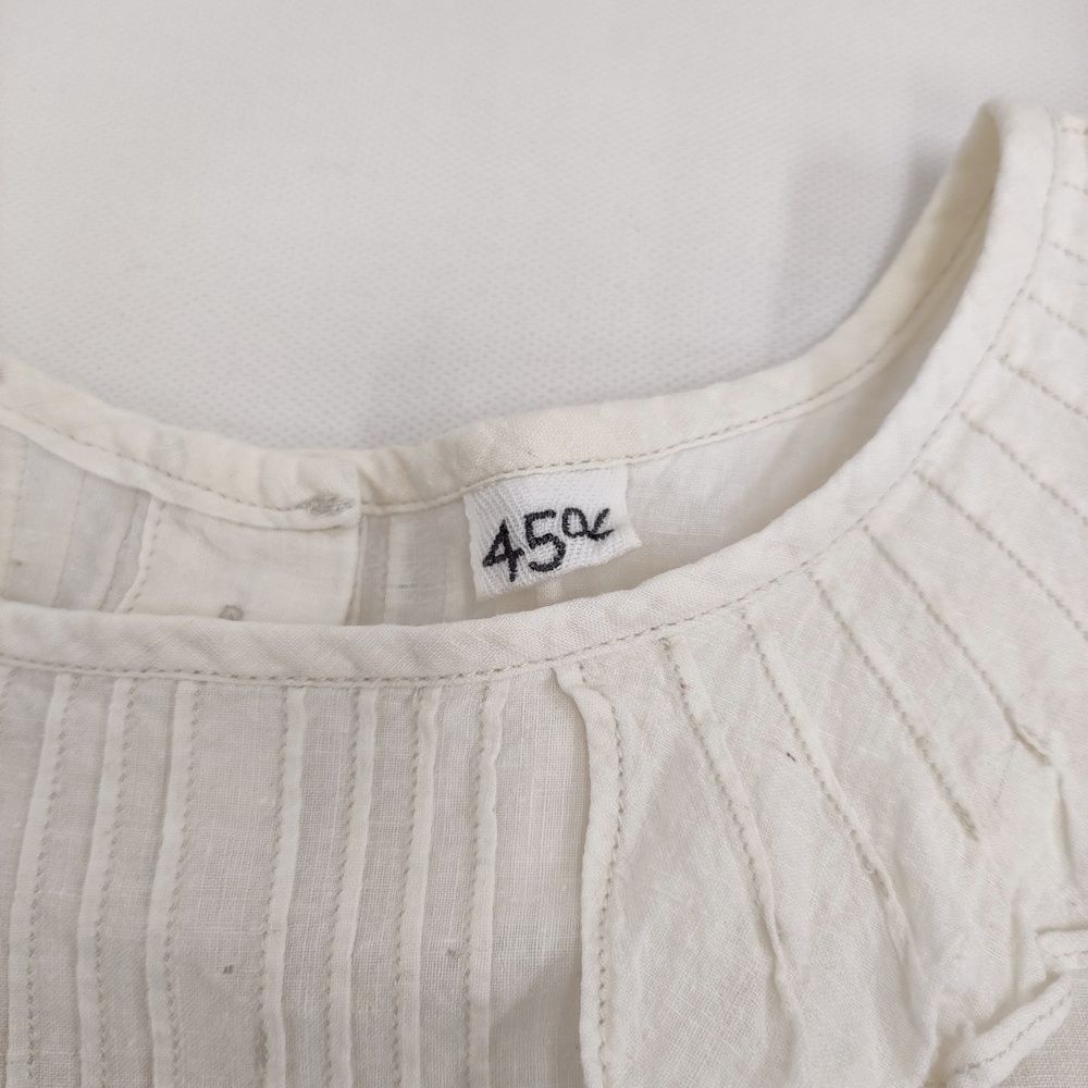 45R/45rpm インドカディdeフリルカラーブラウス 定価30800円 シャツ  