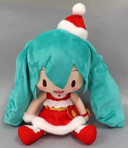 中古】ぬいぐるみ 初音ミク ふわぷち Lぬいぐるみ“初音ミク”クリスマス