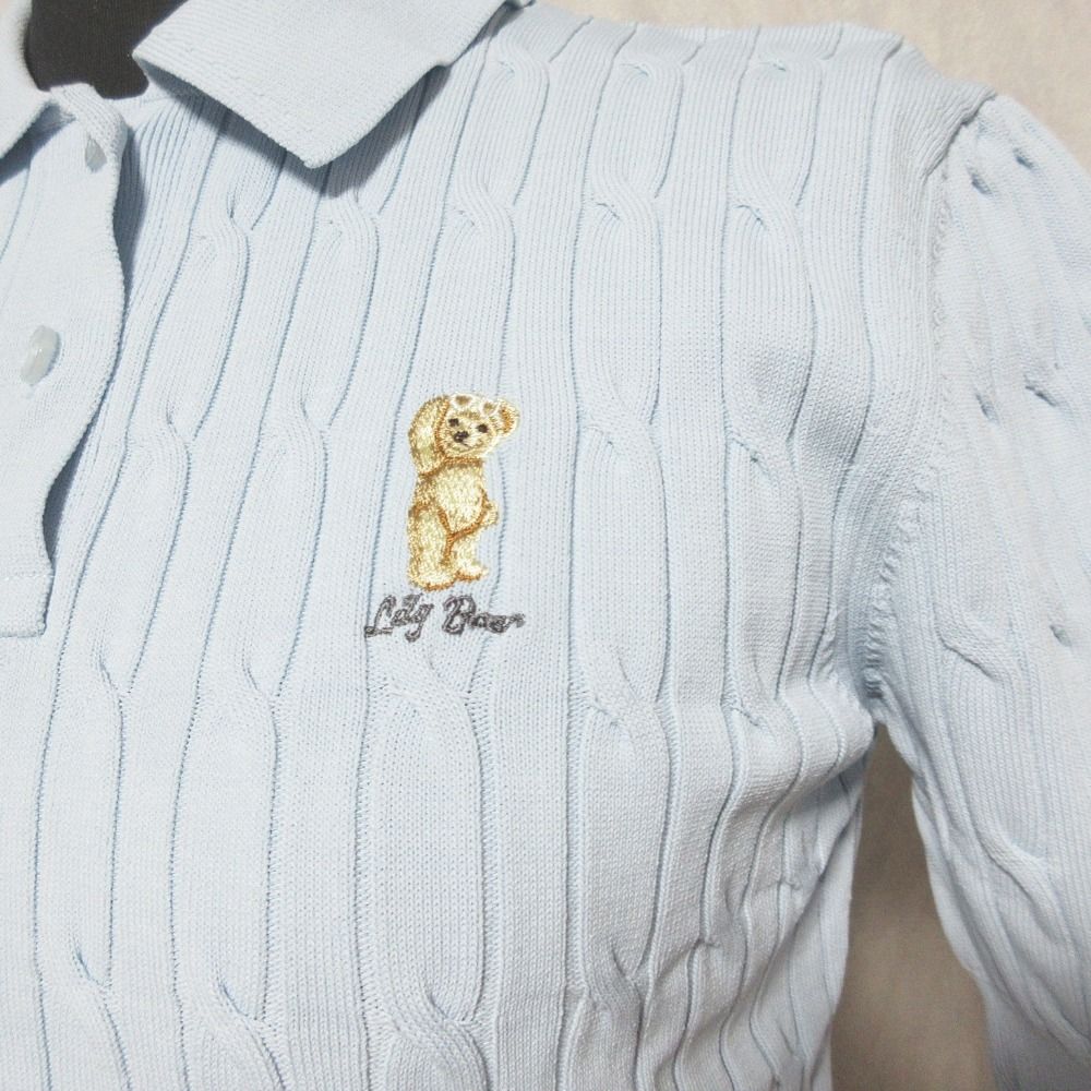 リリーブラウン　Lily Bearポロニットプルオーバー　ライトブルー　③ LILY BROWN（リリーブラウン）の「【ZOZO限定カラー】サングラス