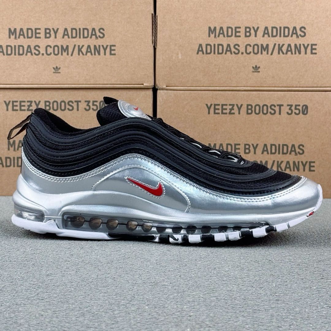 Nike エアマックス97 QS シルバー アンド ブラック Air Max 97 Silver Black ナイキ エアマックス97 QS  AT5458-001 メンズ スニーカー ランニングシューズ - メルカリ