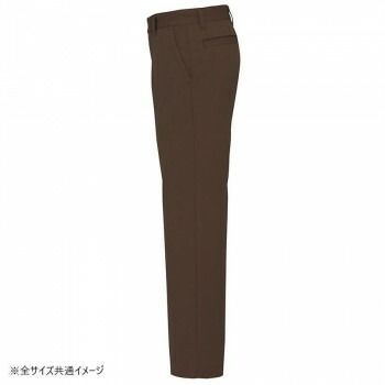 アイトス ストレッチパンツ 男女兼用 ブラウン L 50501