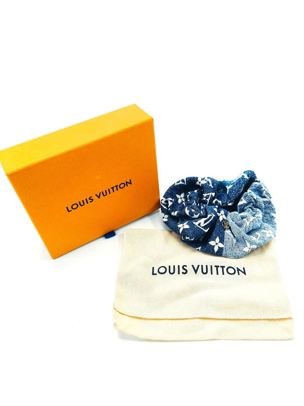 LOUIS VUITTON ルイ・ヴィトン モノグラムデニム シュシュ ヘア