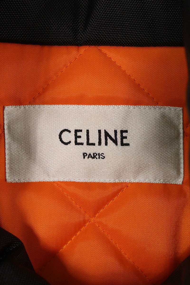 CELINEセリーヌ フランス製 ヴィンテージウールジャケット サイズ40 大人気【CELINE】ダブル千鳥格子ウール チェルシージャケット