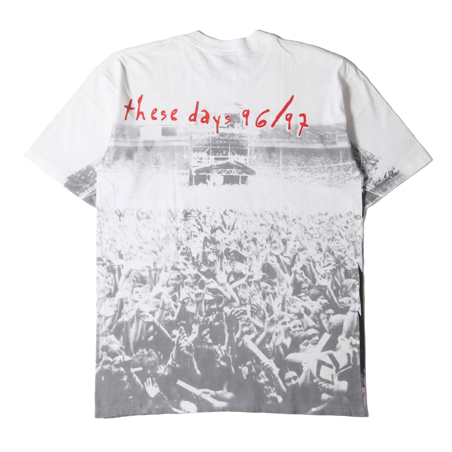 90s Bon Jovi These Days オーバープリント クルーネック Tシャツ 