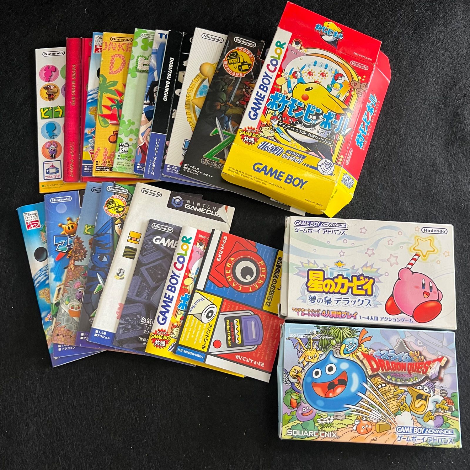 F 空箱 取り扱い説明書のみ 本体付属なし GAME CUBE GAME BOY