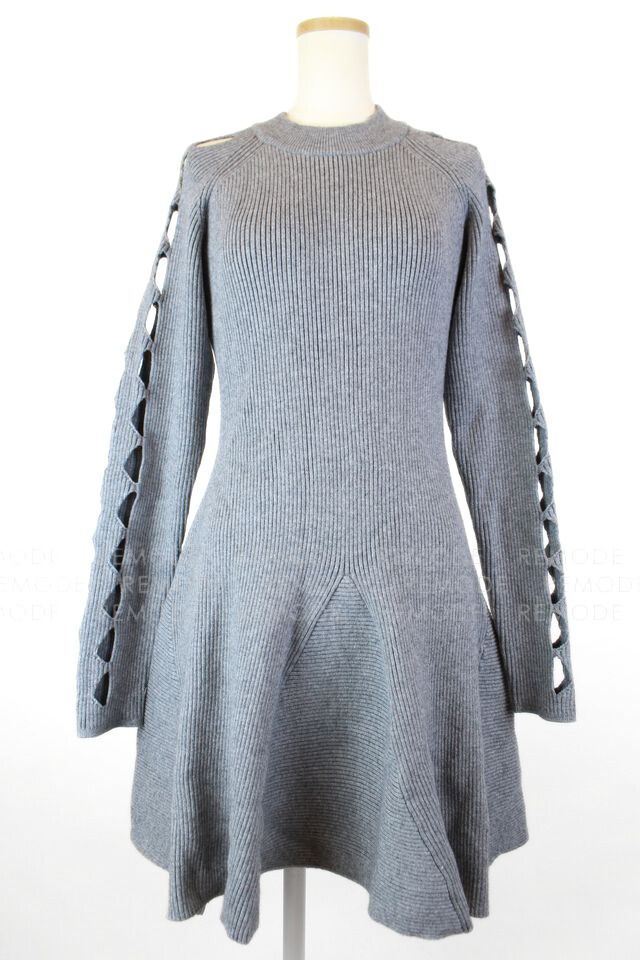 Estella.K｜Audrina Knit Dress -GRY