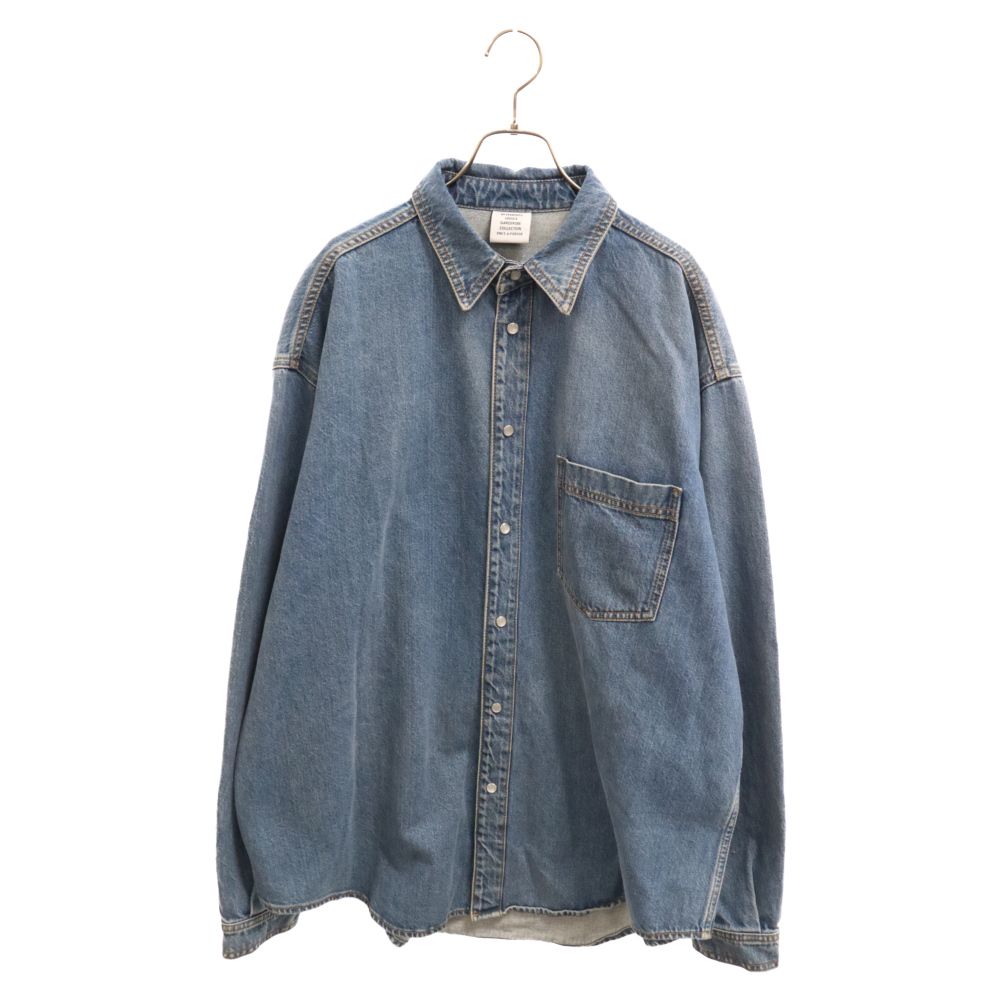 VETEMENTS (ヴェトモン) 20AW バックロゴ プリント スナップボタン 