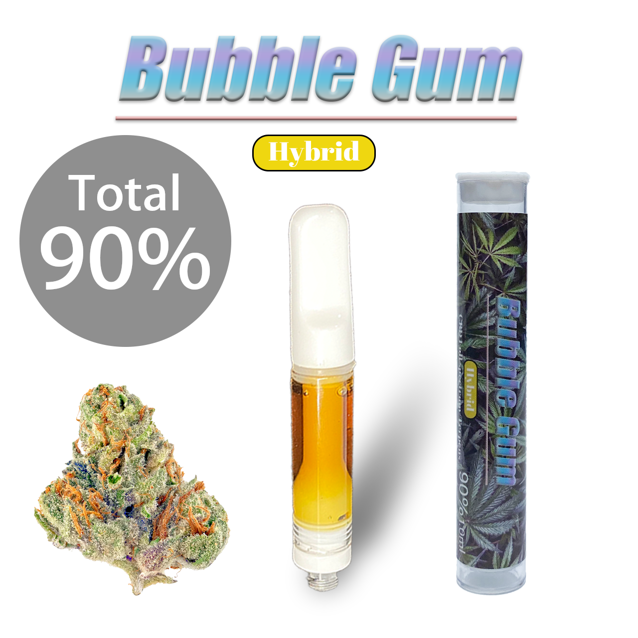 メルカリShops - プレミアムCBDリキッド “Bubble Gum” 90% 1.0ml