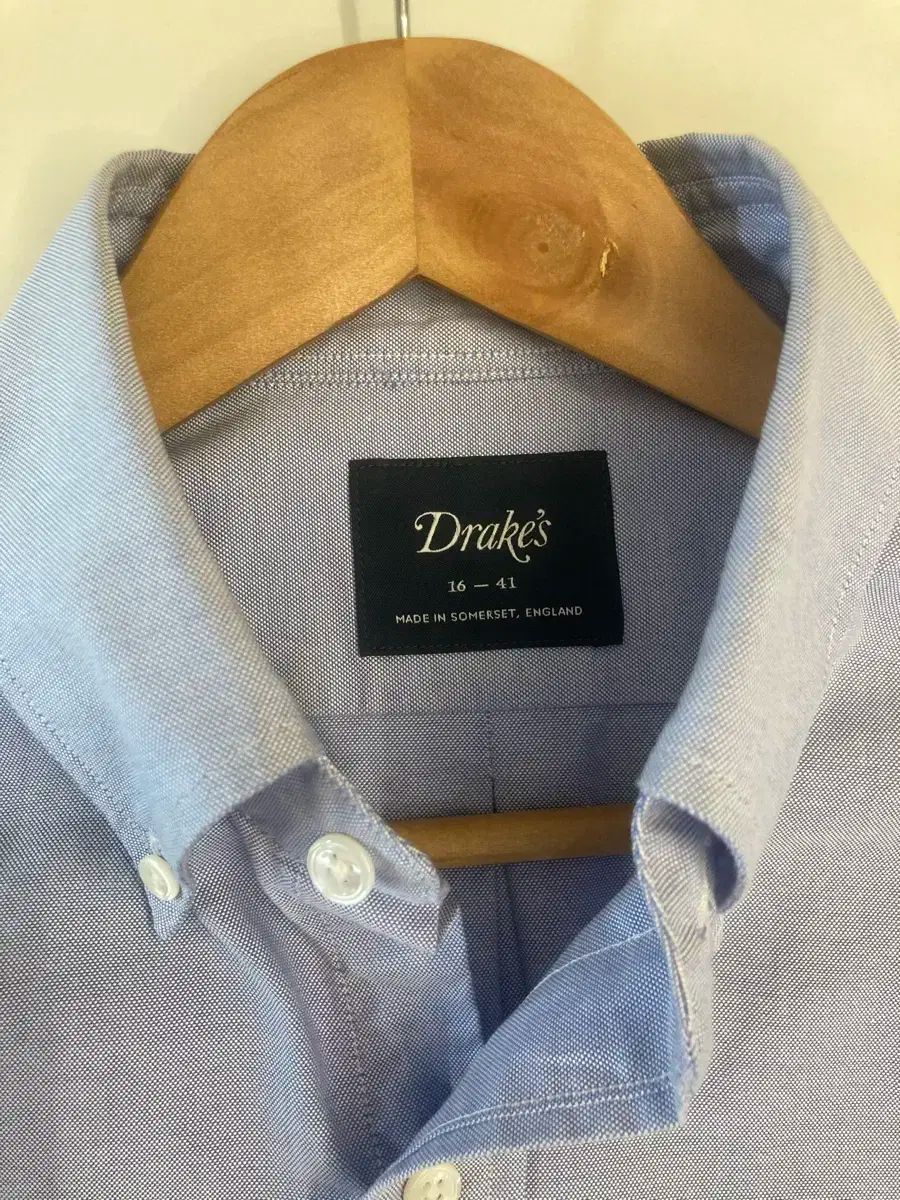 L*e様 新品　drake's ドレイクス　ドレスシャツ　サイズ16 Drake's(ドレイクス) クリーム オックスフォード シャツ 16