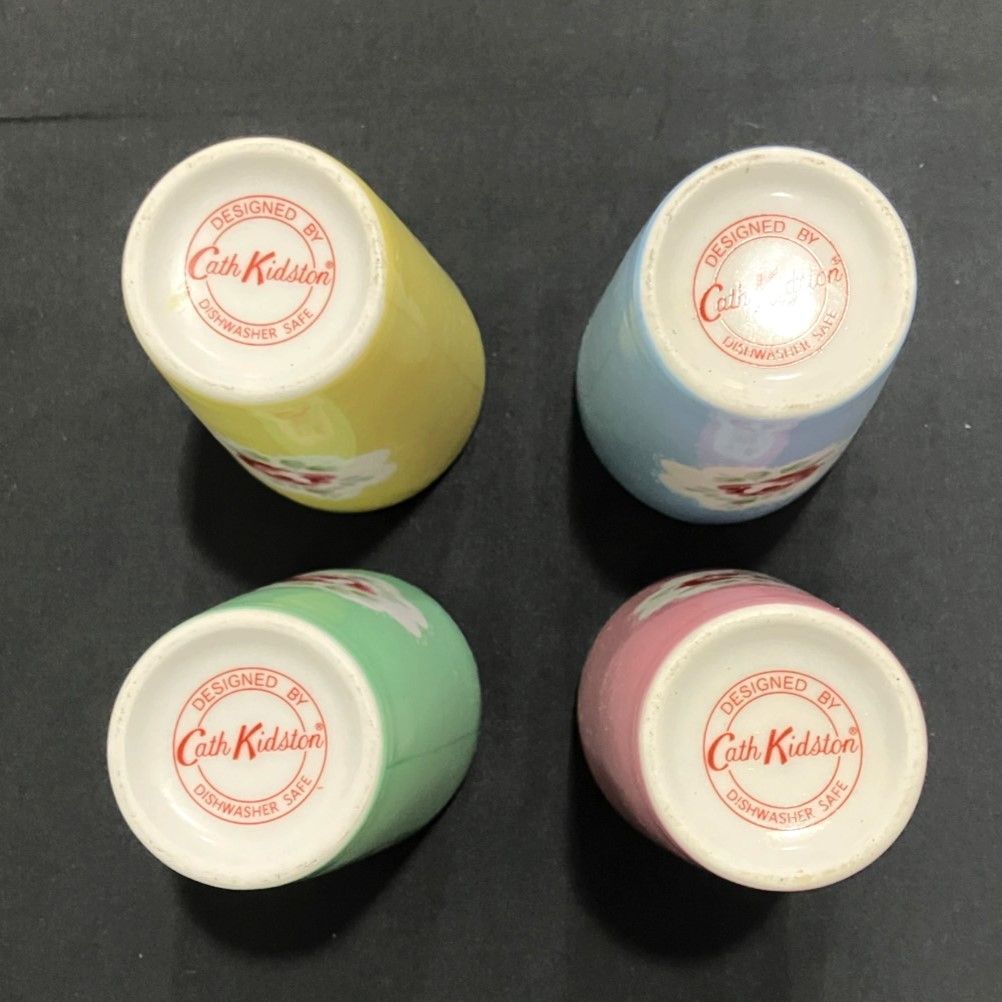 CathKidston キャスキッドソン 皿 プロヴァンスローズ カップ4個