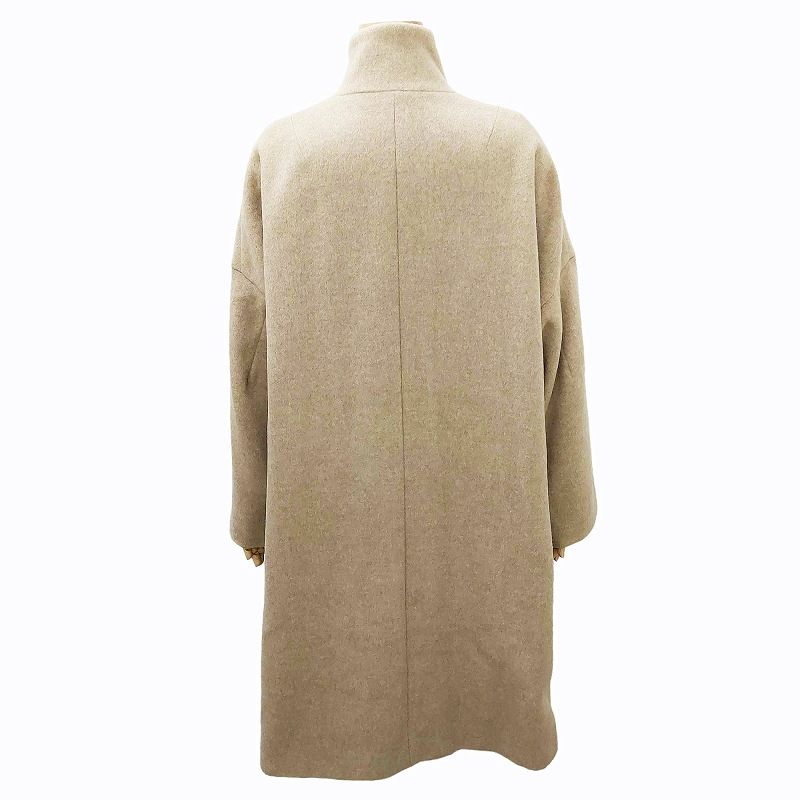 MUSE Deuxieme classe ウールスタンドカラーコート ブラウン 2025年