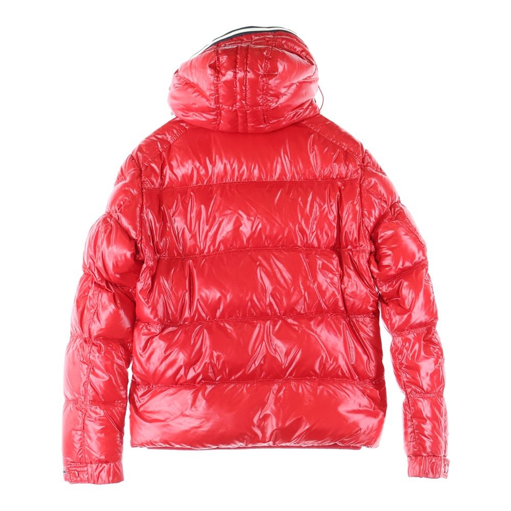 MONCLER モンクレール BRANSON ブランソン スナップボタン フーデッド ダウンジャケット レッド 41355