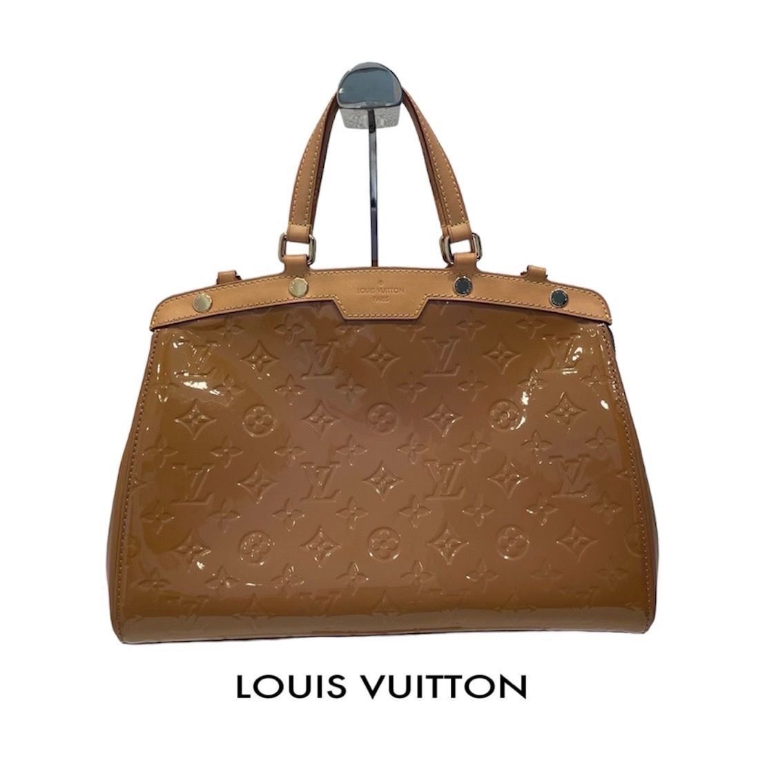 【中古品】LOUIS VUITTON ブレア MM モノグラム ヴェルニ M91588 ルイ・ヴィトン