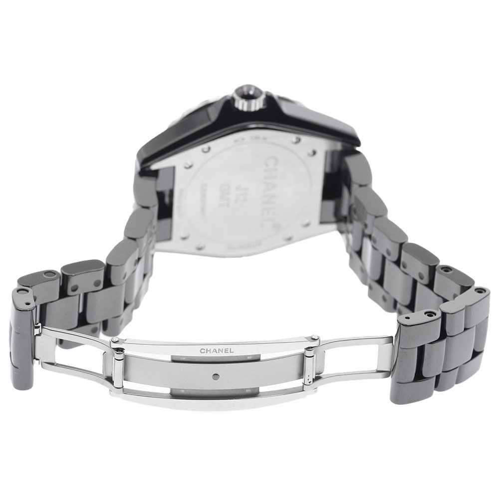 シャネル CHANEL H3102 J12 GMT 黒セラミック 自動巻き メンズ良品_ 