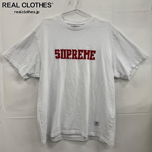 Supreme / 24AW/Twill Applique S/S Top/Tシャツ/XL/コットン/GRY Supreme/シュプリーム【24AW】Twill Applique S/S Top/ツイル