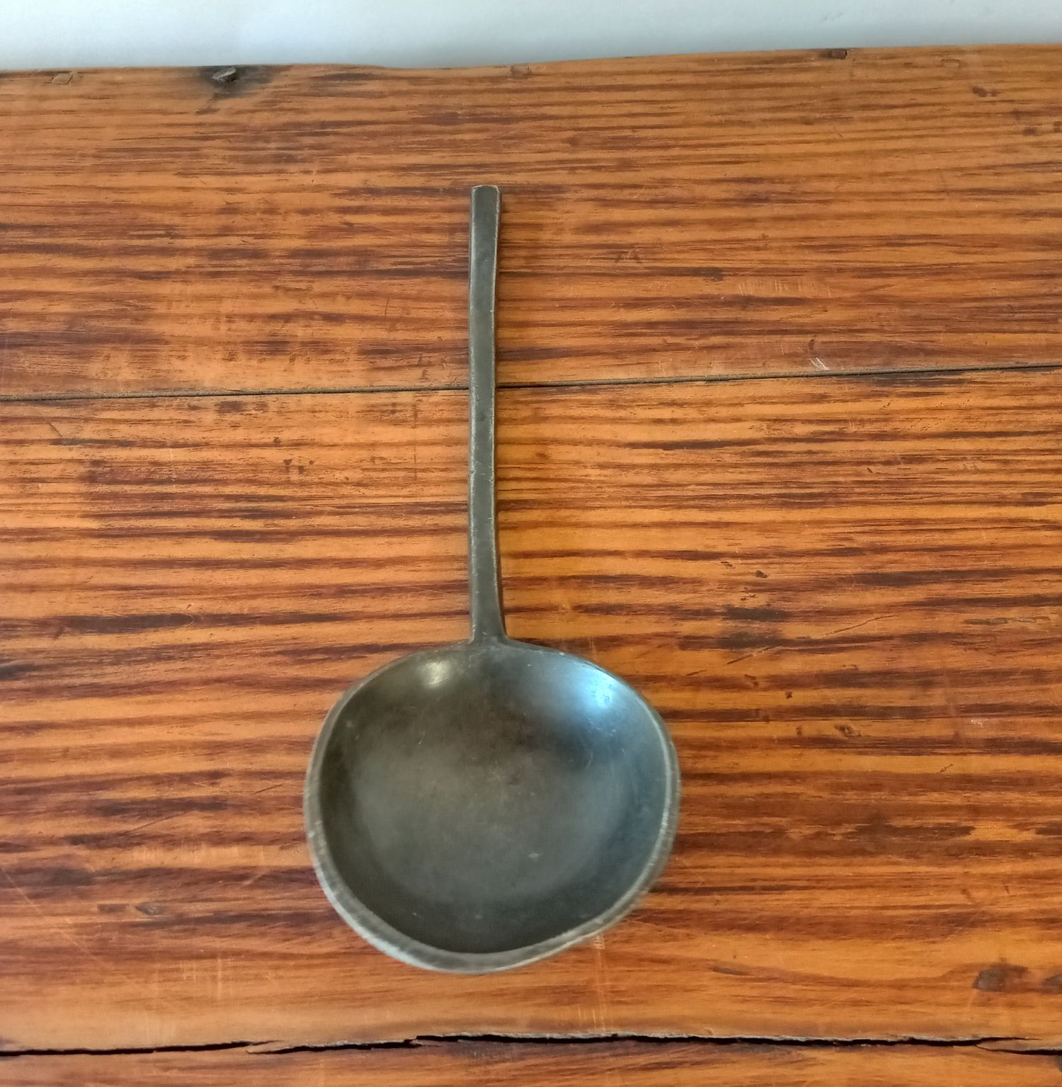 オランダ　ピュータースプーン2点（17世紀、18世紀） オランダピュータースプーン2点（17世紀、18世紀）