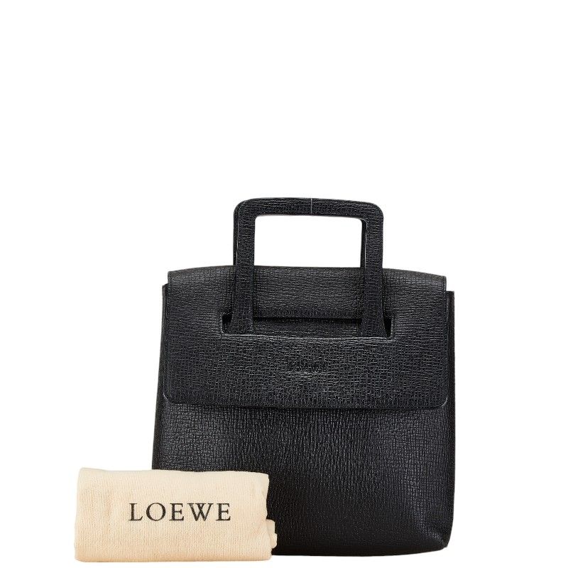 ロエベ ブラック レザー レディース LOEWE【1-0165874】