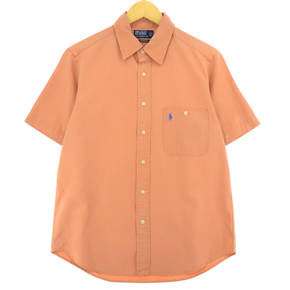 古着 ラルフローレン POLO RALPH LAUREN CUSTOM FIT 半袖シャツ メンズM/eaa441472