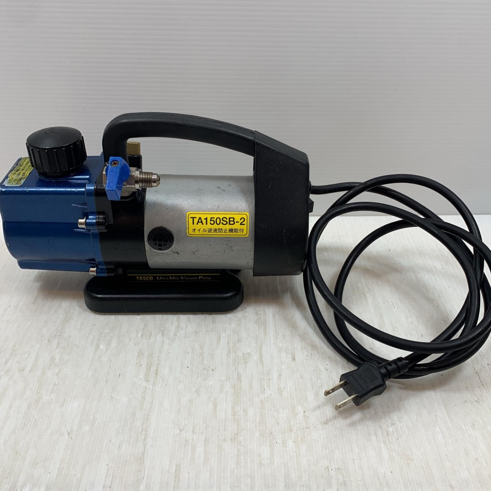 κκTASCO 工具 ウルトラミニバキュームポンプ コード式 100v 012952 TA150SB-2 ブルー