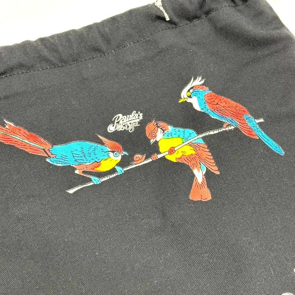 ロエベ パロット ドローストリング カバン 巾着 ポーチ コットン