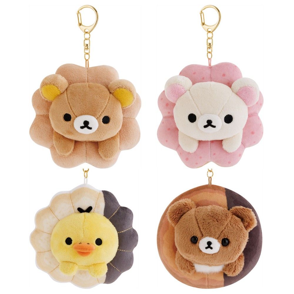 ☆新品☆ リラックマ　ミスド　てのりぬいぐるみ　4点セット 新品 正規品 リラックマ ミスド てのりぬいぐるみ 4点セット て のり