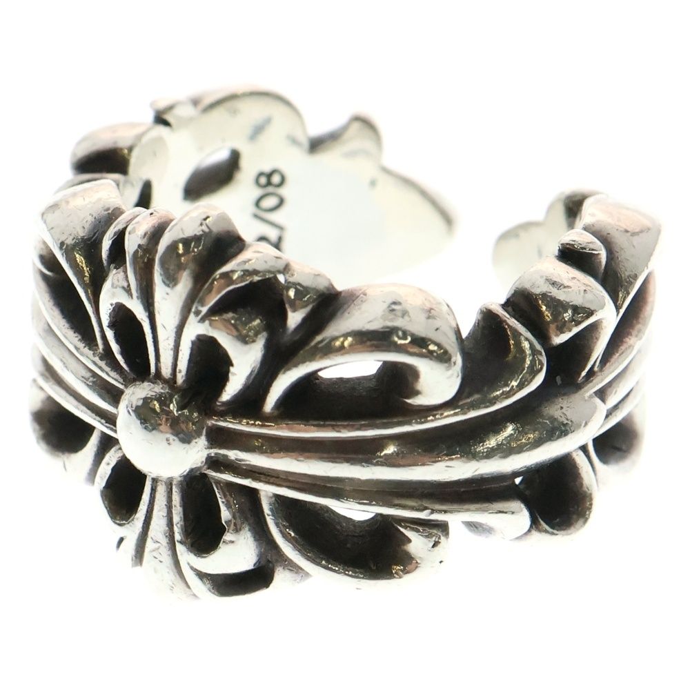 CHROME HEARTS クロムハーツ DBL FLRL CRS ダブルフローラルクロス リング シルバー BCA390
