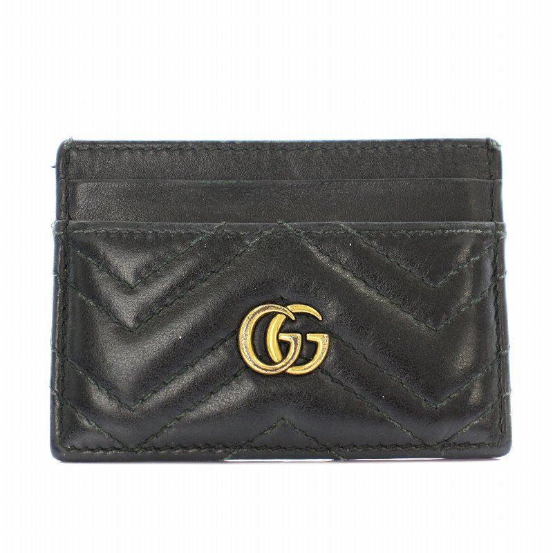 グッチ GUCCI GGマーモント カードケース 名刺入れ キルティング