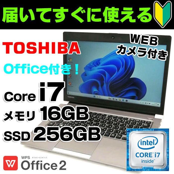 Windows11 13.3インチ RZ63/FS 第8世代Core i7-8550U メモリ16GB