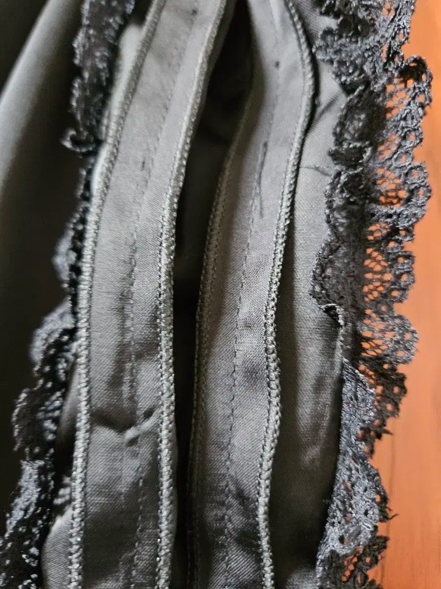 ミッドナイト シャーリングレースパンツ 55 66 DECORATOM_COM_BR