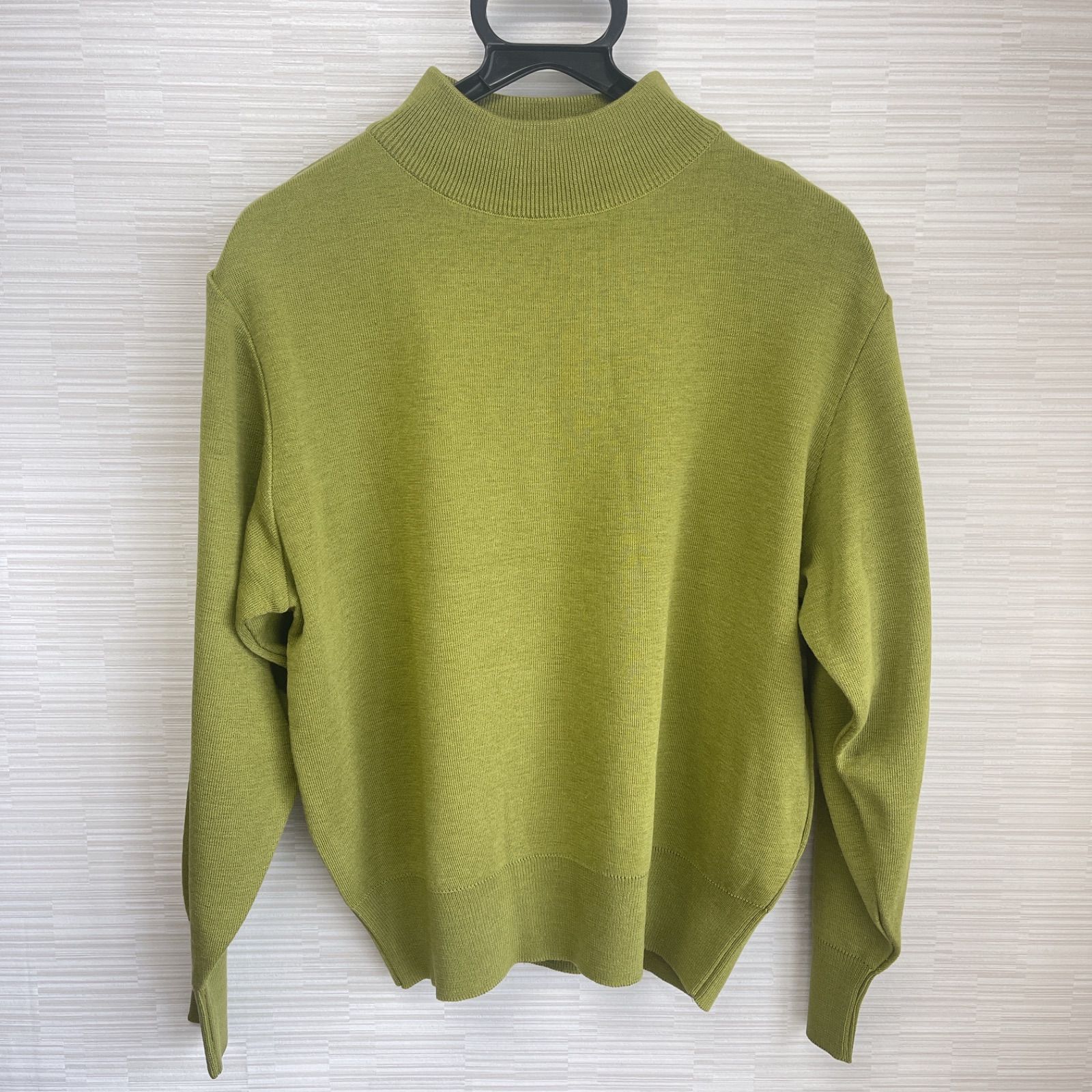 Ladies Fashion ニット セーター 黄緑 - 素敵な１枚が見つかるショップ