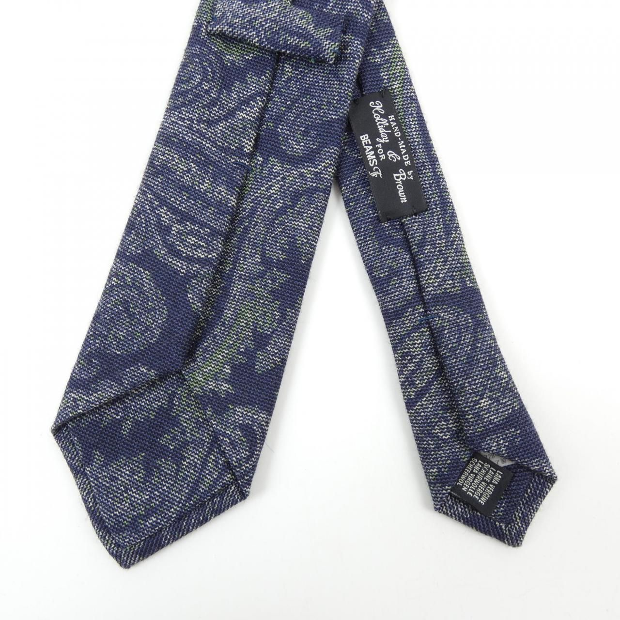 全品本物! HOLLIDAY-BROWN NECKTIE 潜在的な