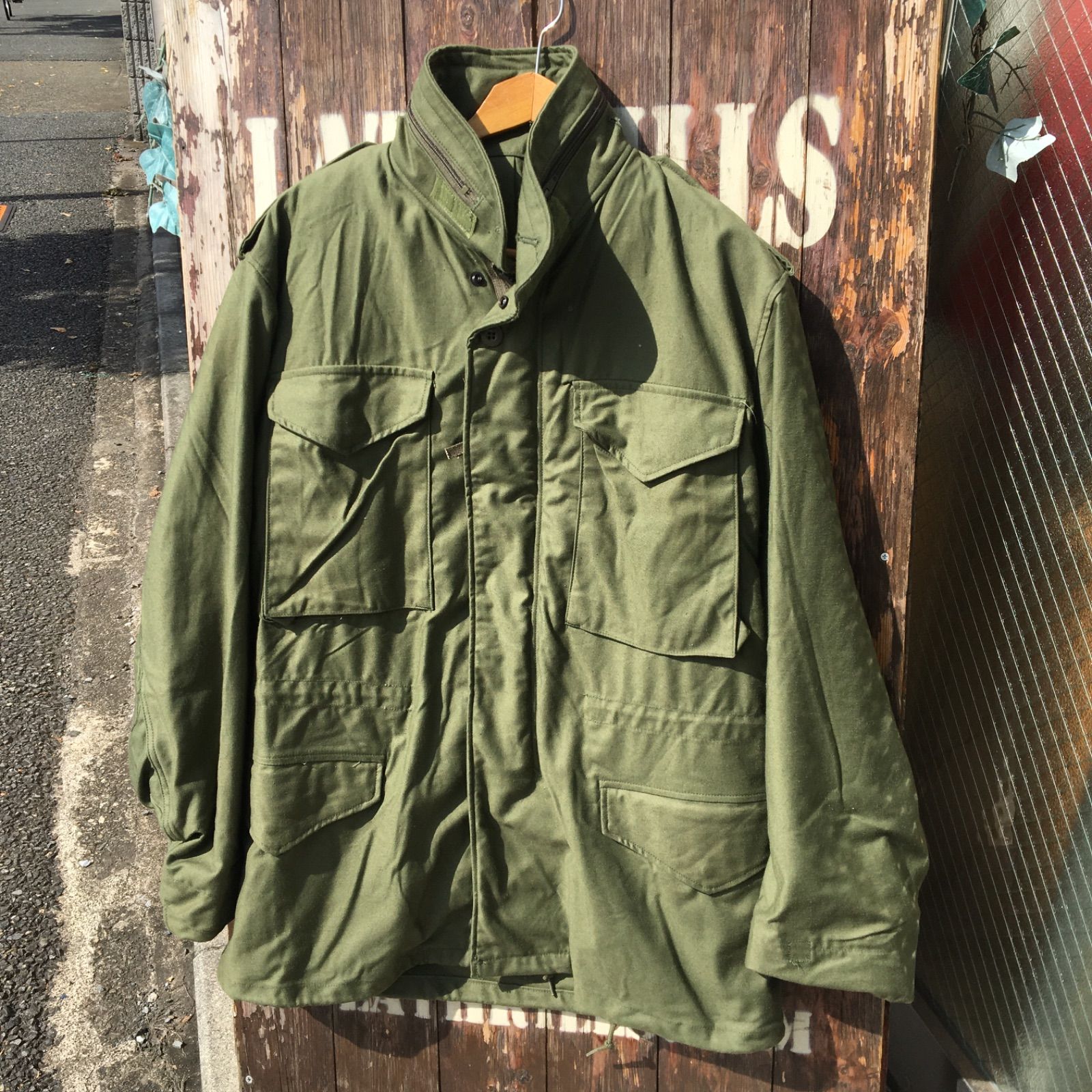 80’s デッドストック【US ARMY】米軍実物 87年製 M-65 4th プラスチックジッパー ミリタリー ジャケット◆Size:US-S-R(1801-30)