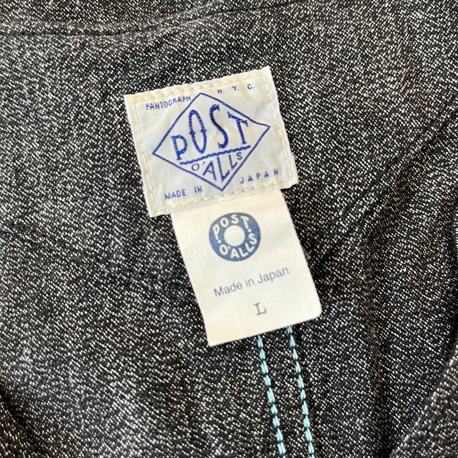 POST OʼALLS ポストオーバーオールズ⚫︎21SS 3103-GC POST 42