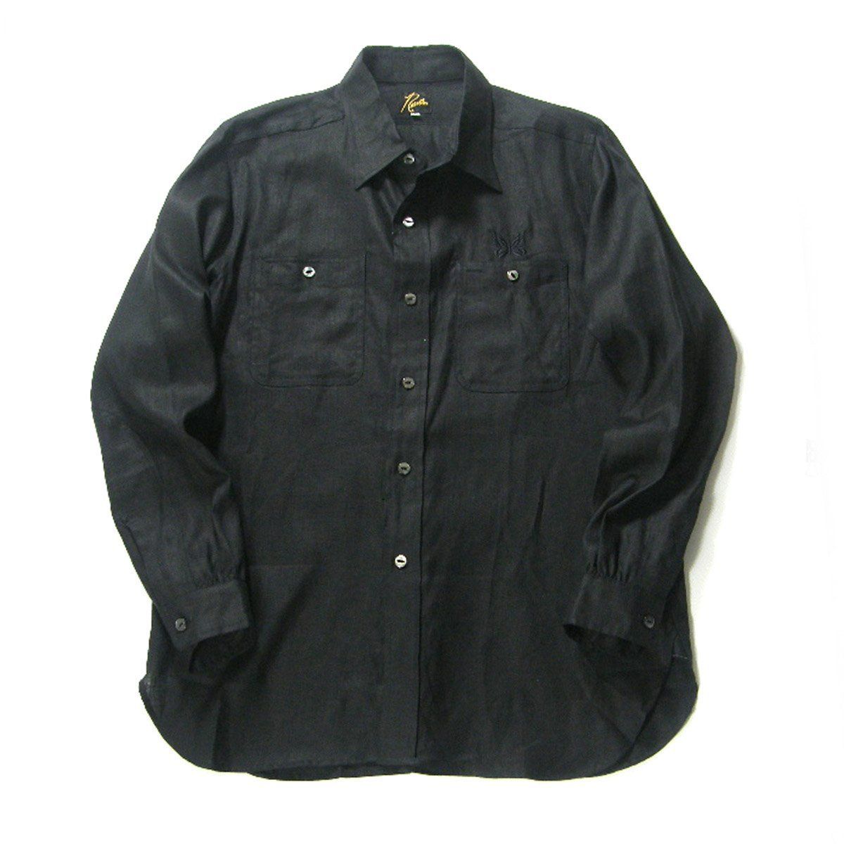 新品】 NEEDLES ／ ニードルズ シャツ 日本製 長袖シャツ リネン