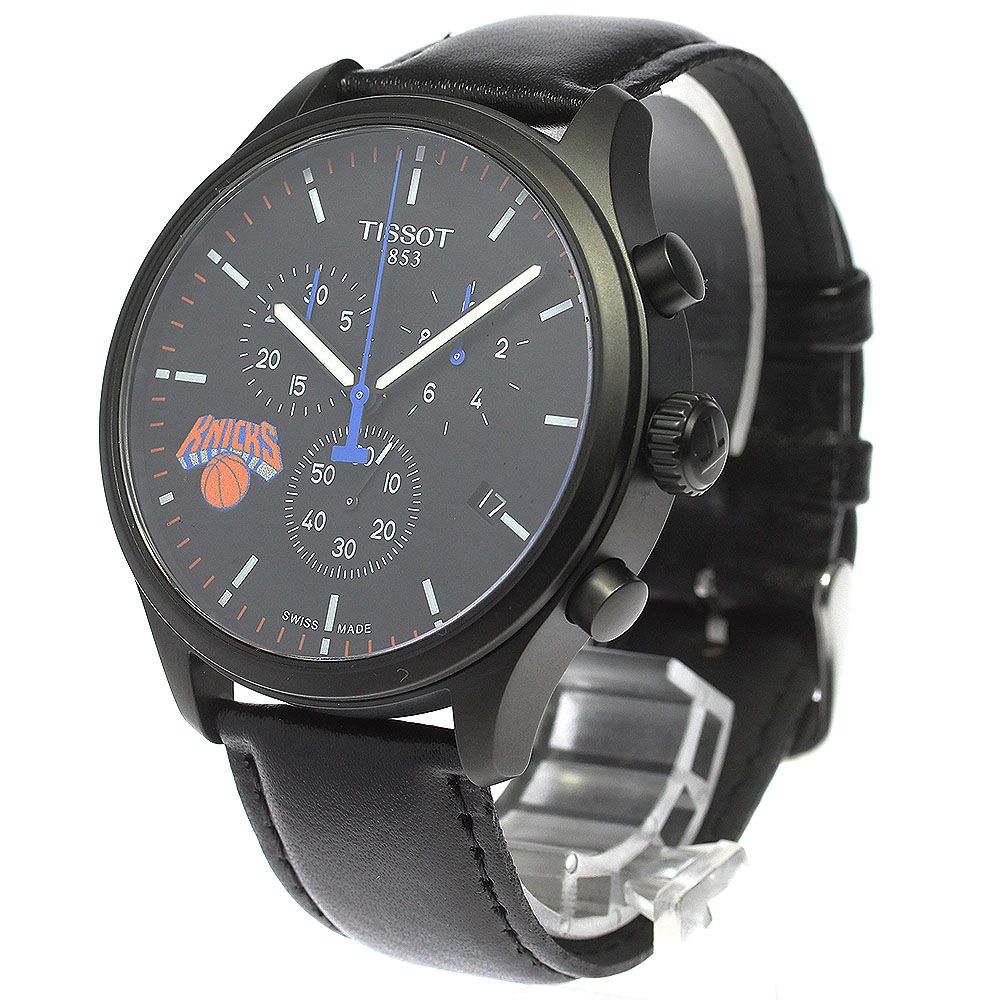 ティソ TISSOT T116.617.36.051.05 クロノXL NBA ニューヨーク・ニックス クォーツ メンズ極美品_767829