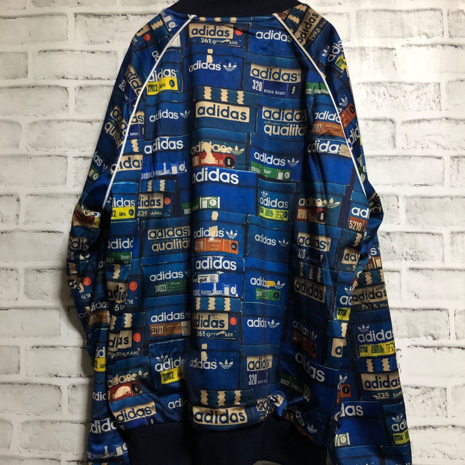 希少XL⭐️adidas リバーシブル トラックジャケット/ジャージ 刺繍トレ