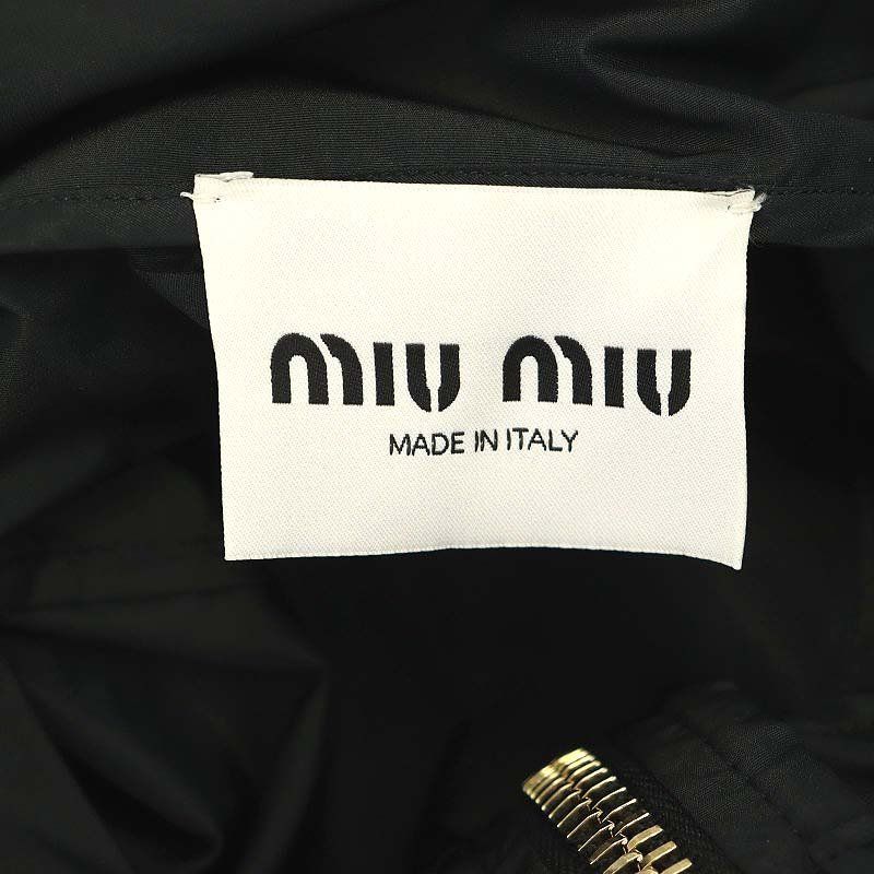 ミュウミュウ miumiu 23SS Technical fabric blouson jacket