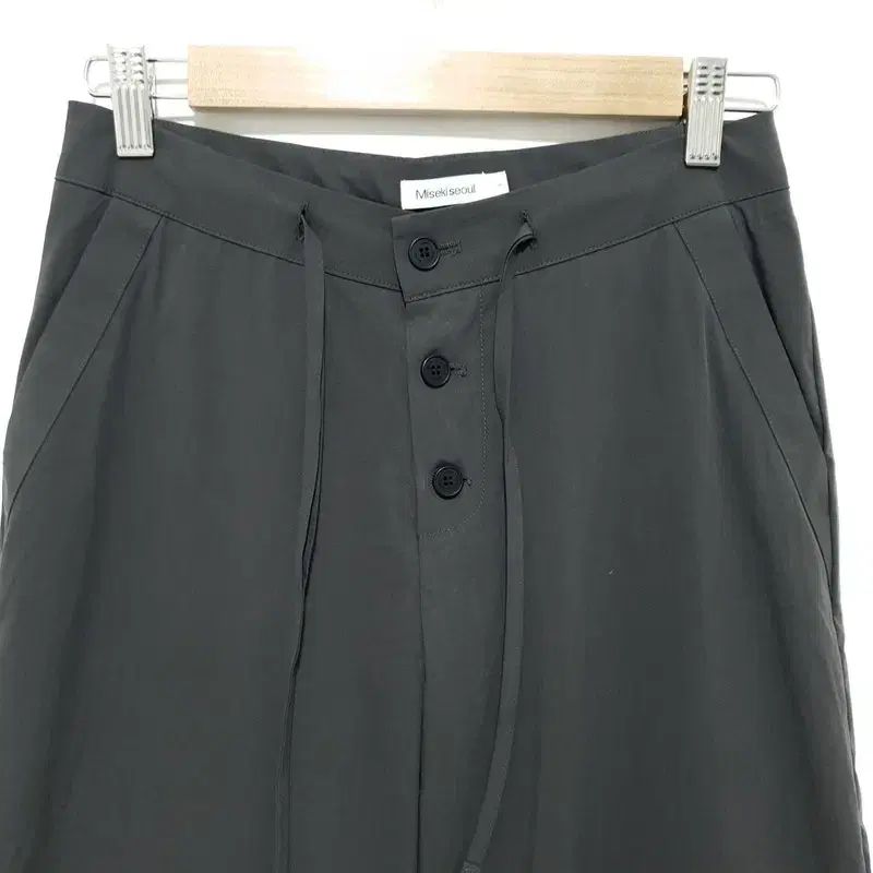 みせき ソウル 本当 リラックス パンツ 1 チャコール_ S0900