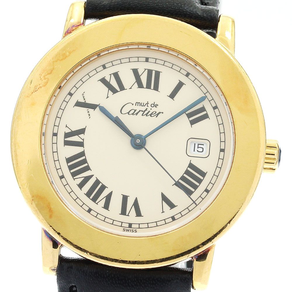 カルティエ CARTIER W1006822 マストロンド デイト クォーツ ボーイズ_  