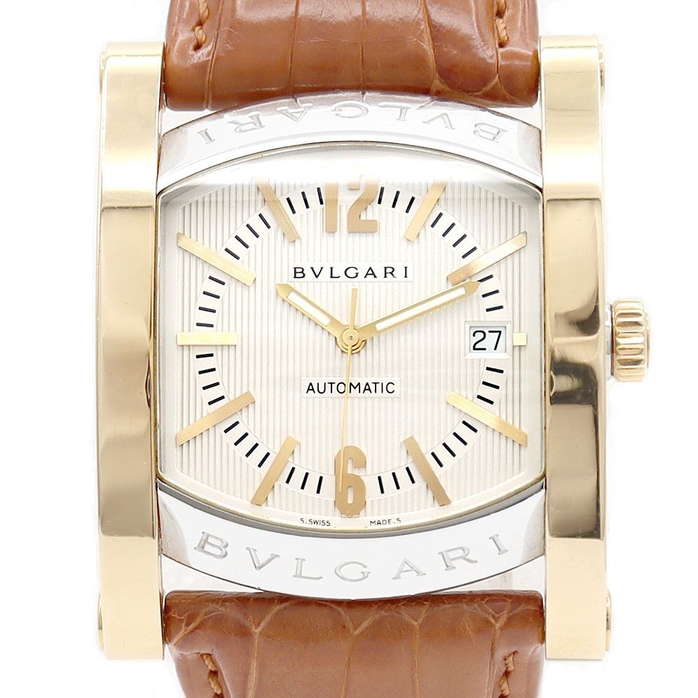 ブルガリ BVLGARI AA48SG アショーマ K18YGコンビ 自動巻き メンズ 良品 _762813