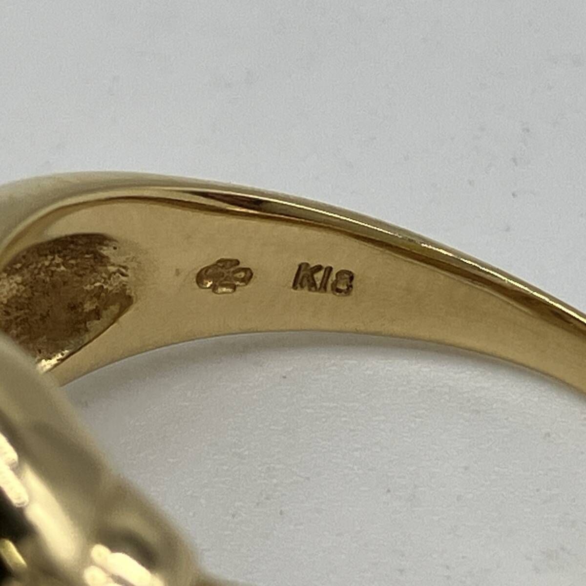 K18リング　　13号 MIKIMOTO ミキモト リング 指輪 13号 18金 K18イエローゴールド