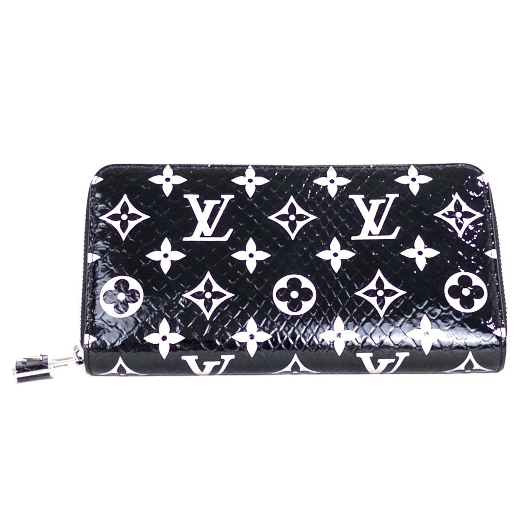 LOUIS VUITTON ブラックレザー 長財布 Louis Vuitton ブラックレザー長財布 - メルカリ