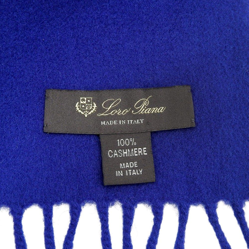 Loro Piana 【100%カシミヤ・オペラ ストール・ ブルー】 オペラ・ストール カシミヤ ゴールデン・シェード | ロロ
