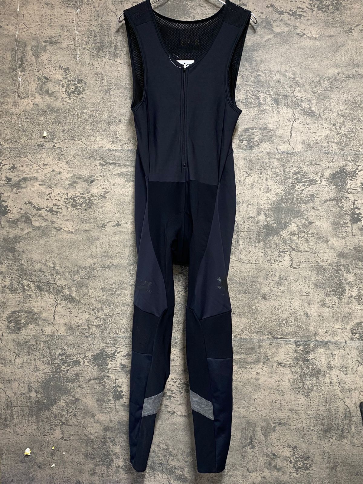 JK513 リオンドカペルミュール Lion de KAPELMUUR ビブタイツ 黒 XL 裏起毛